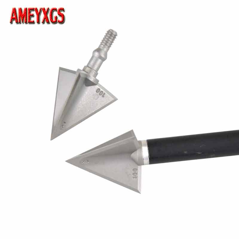 Broadheads 100 Grain 3 Blade Hunting - Pointe de flèche à tête large