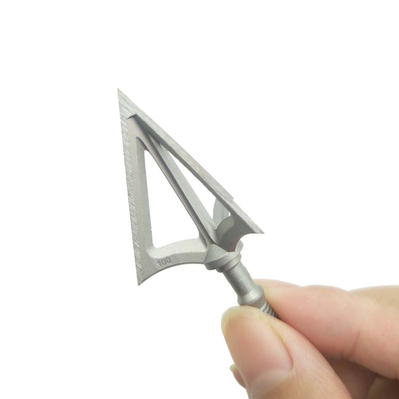 Broadheads 100 Grain 3 Blade Hunting - Pointes de flèche G5 en acier