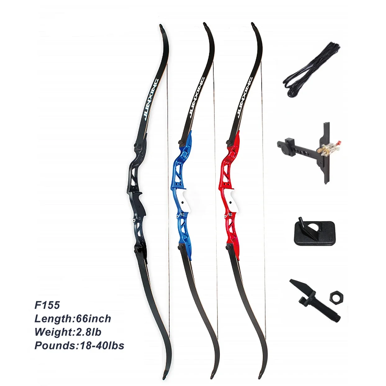 Recurve Bow Takedown 40 Lbs Target - Arc recurve de compétition et de