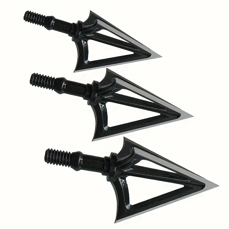 Broadheads 100 Grain 3 Blade Hunting - Lot de 6 pointes de flèche