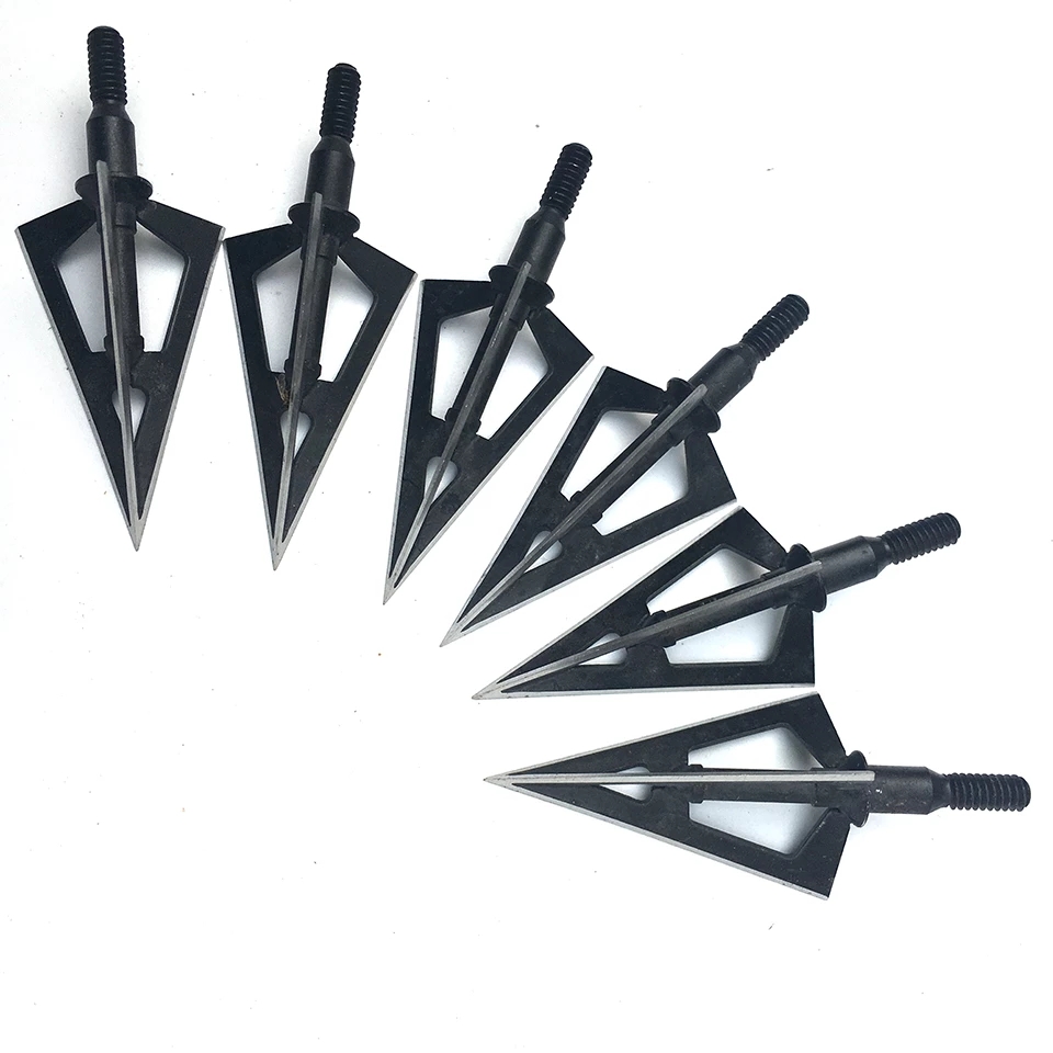 Broadheads 100 Grain 3 Blade Hunting - 3/6/12/24/60 pièces, pointe de flèche 100