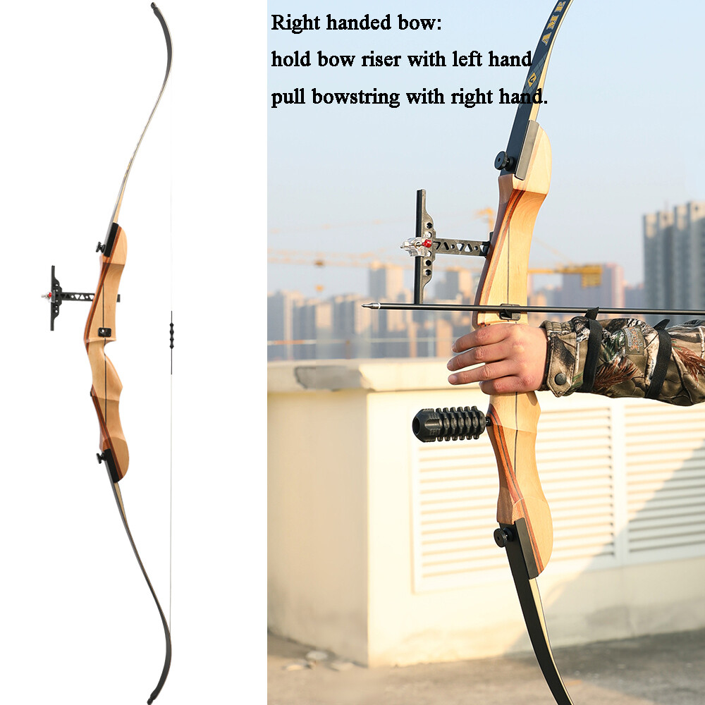 Recurve Bow Takedown 40 Lbs Target - Arc de chasse de 68 pouces,