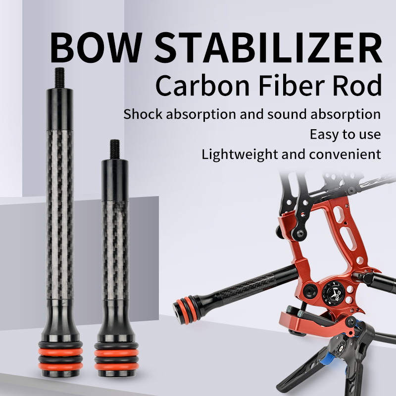 Bow Stabilizer Carbon Fiber 8 Inch - Barre stabilisatrice de tir à l'arc