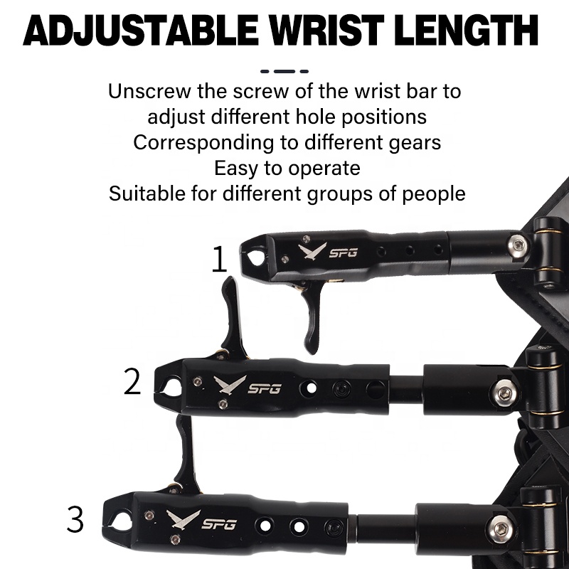 SPG tir à l'arc composé libéra - Archery Release Aid Caliper Wrist avis et prix
