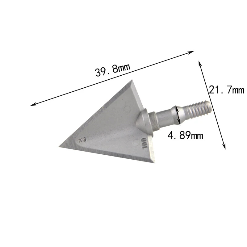 6/12 pièces tir à l'arc pointe - Broadheads 100 Grain 3 Blade Hunting avis et prix