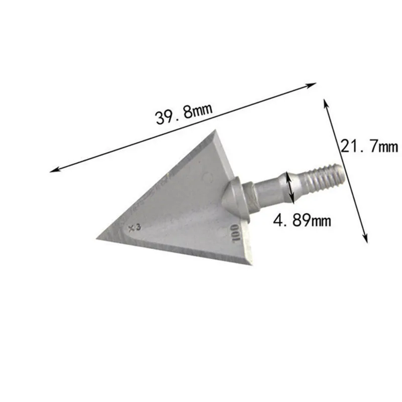 Pointe de flèche à tête large  - Broadheads 100 Grain 3 Blade Hunting avis et prix