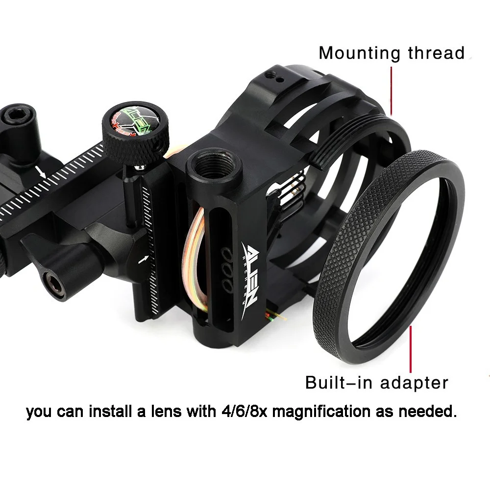 Visée à 5 broches 0,019'' à fi - Compound Bow Sight 5 Pin Fiber Optic avis et prix