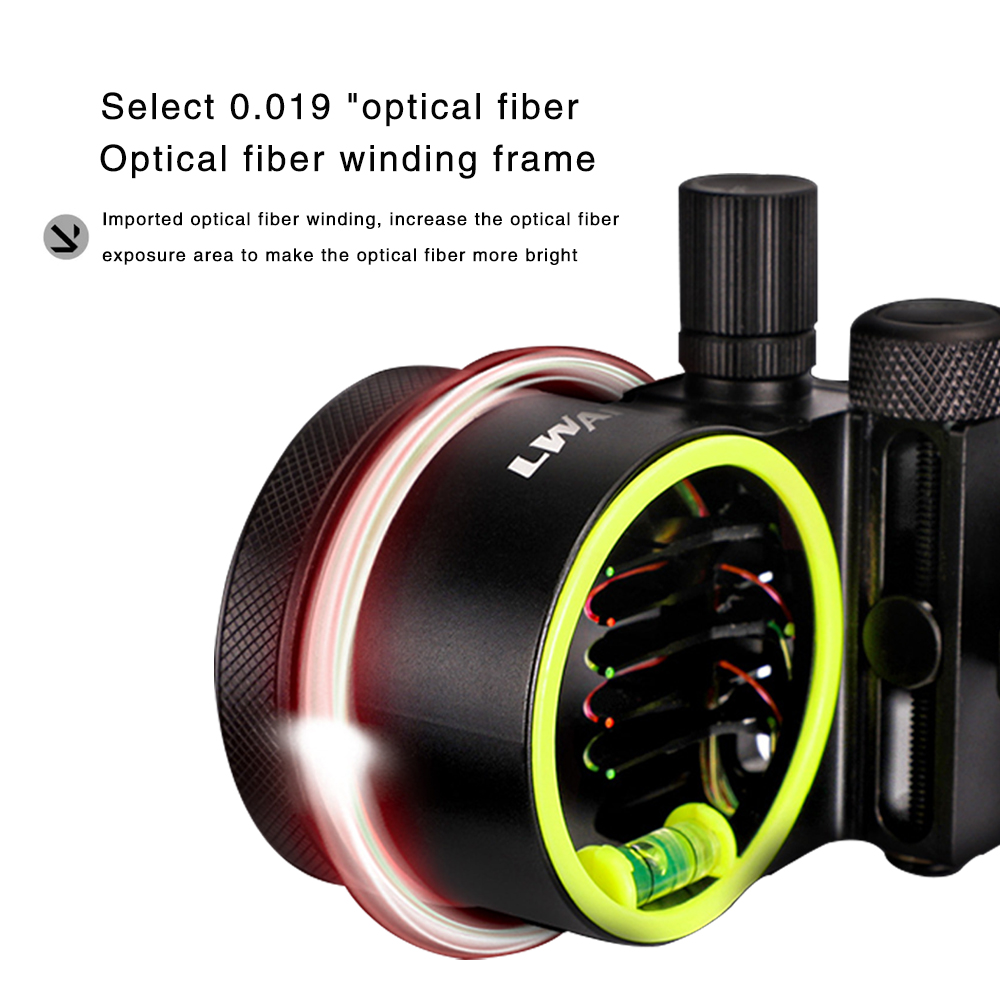 Viseur d'arc composé pour le t - Compound Bow Sight 5 Pin Fiber Optic avis et prix