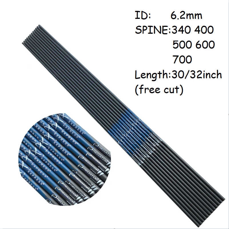 Tiges de flèches en carbone pu - Carbon Arrows 30 Inch Spine 400 500 avis et prix