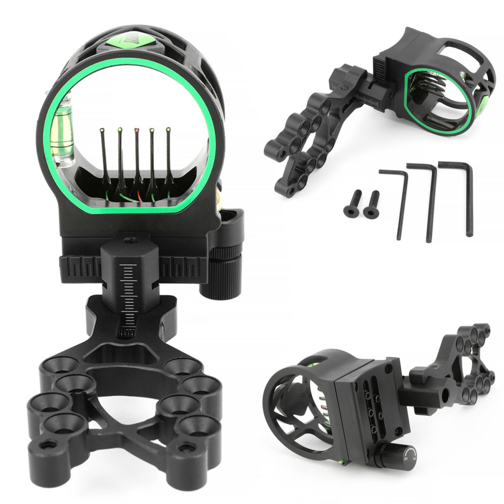 Tir à l'arc M1 composé 5 broch - Compound Bow Sight 5 Pin Fiber Optic avis et prix