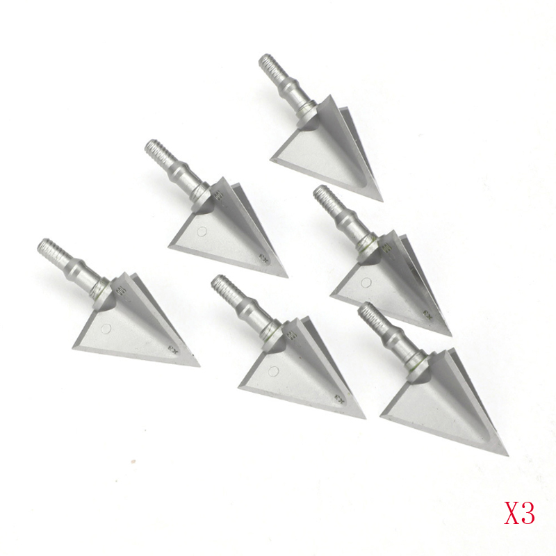 6/12 pièces 3 pointes fixes X3 - Broadheads 100 Grain 3 Blade Hunting avis et prix