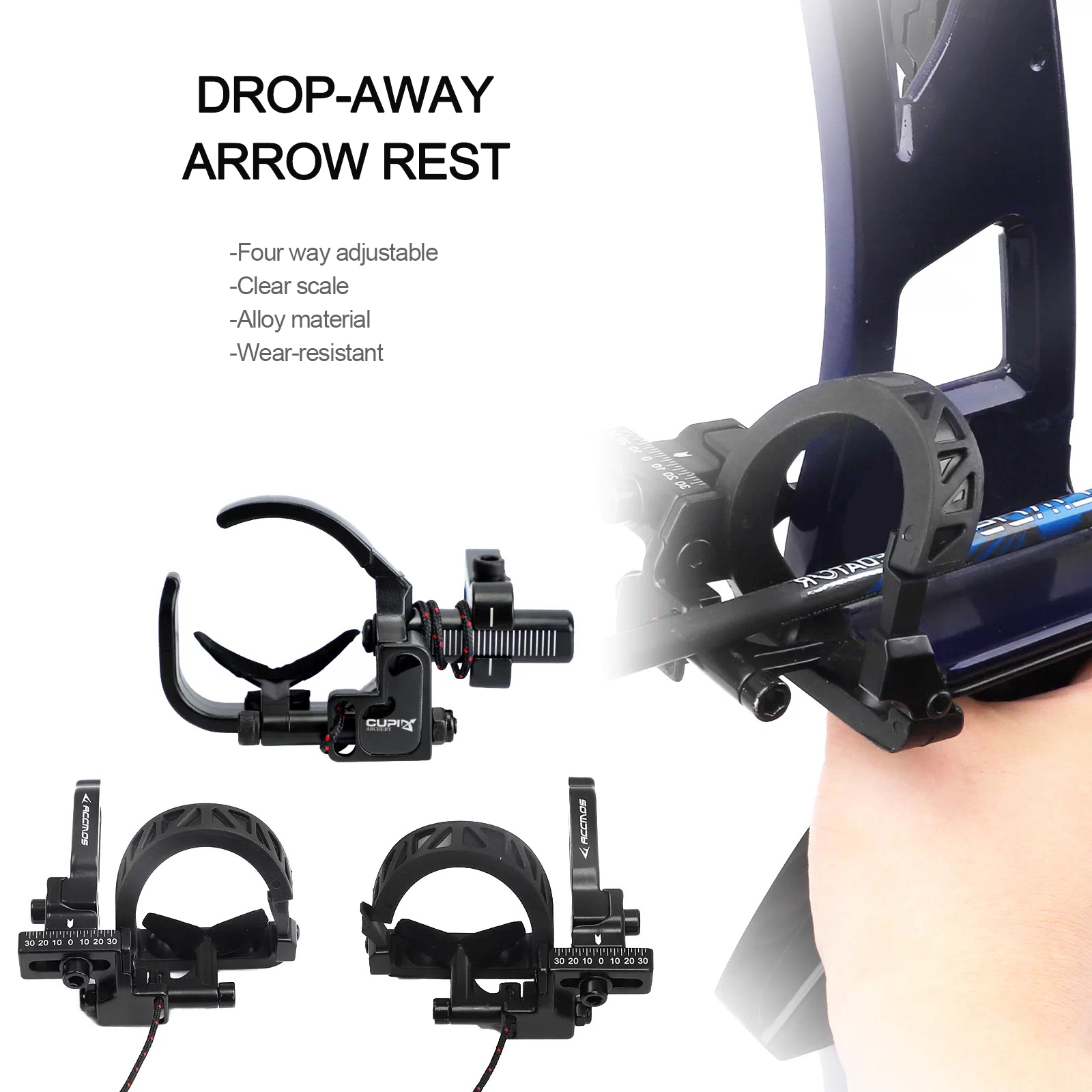 D3 D6 Repose-flèche réglable p - Arrow Rest Drop Away Compound Bow avis et prix