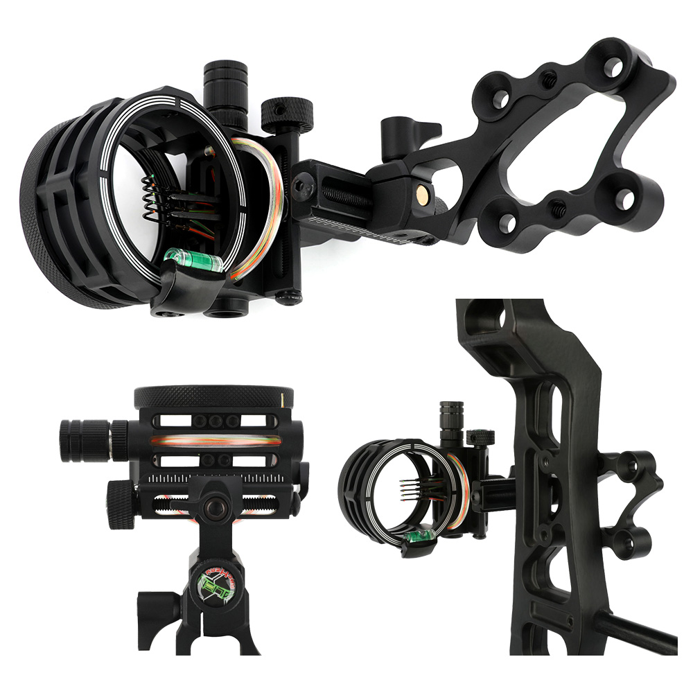 Visée d'arc composé à 5 broche - Compound Bow Sight 5 Pin Fiber Optic avis et prix