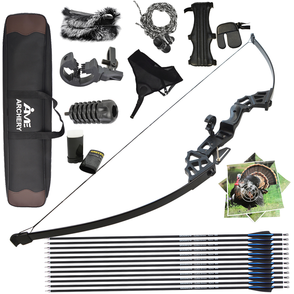 Arc classique de 40 lb, rehaus - Recurve Bow Takedown 40 Lbs Target avis et prix