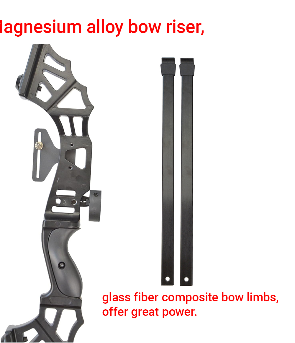 Arc classique de 40 lb, rehaus - Recurve Bow Takedown 40 Lbs Target avis et prix