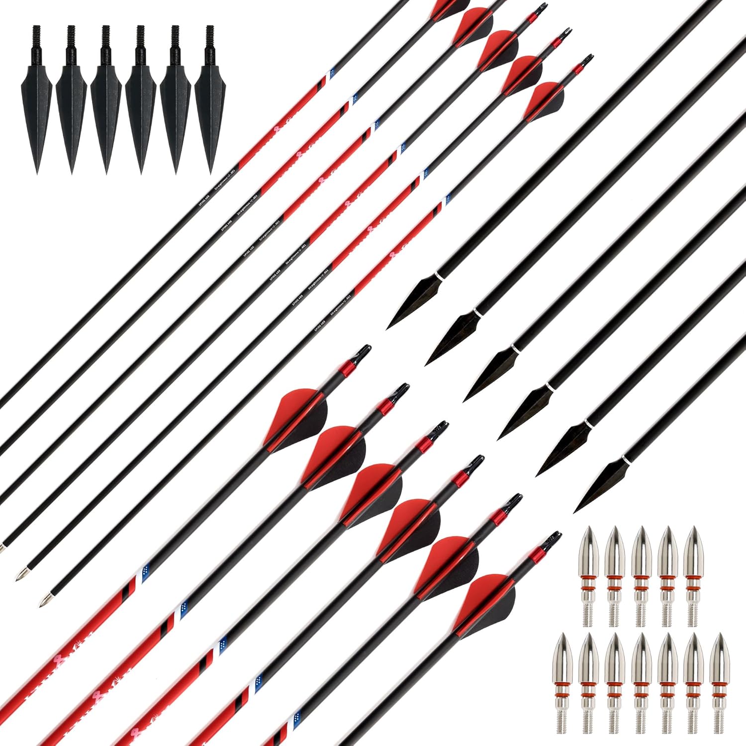 Flèches en carbone 30 pouces c - Carbon Arrows 30 Inch Spine 400 500 avis et prix