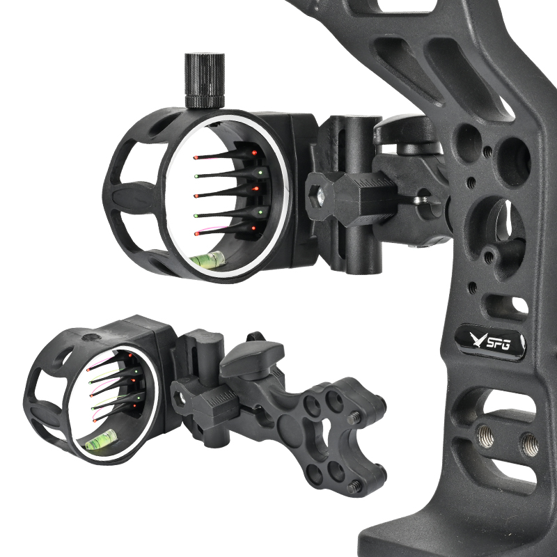 Tir à l'arc composé vue 5 broc - Compound Bow Sight 5 Pin Fiber Optic avis et prix