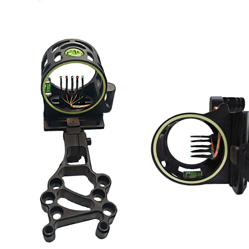 Visée de tir à l'arc composée  - Compound Bow Sight 5 Pin Fiber Optic avis et prix
