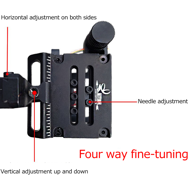 Visée de tir à l'arc composée  - Compound Bow Sight 5 Pin Fiber Optic avis et prix