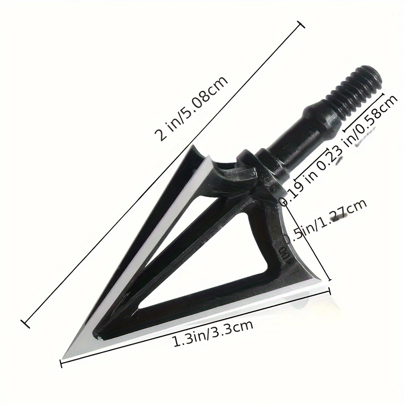 Lot de 6 pointes de flèche de  - Broadheads 100 Grain 3 Blade Hunting avis et prix