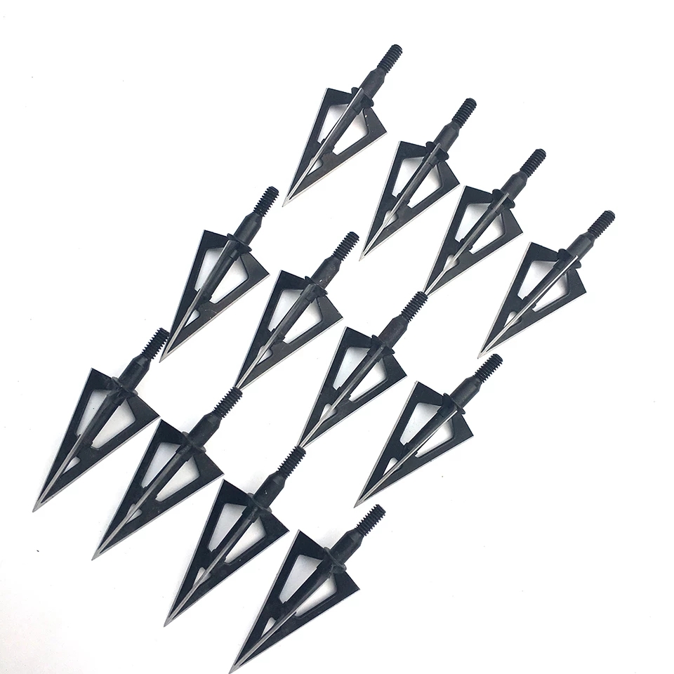 3/6/12/24/60 pièces, pointe de - Broadheads 100 Grain 3 Blade Hunting avis et prix
