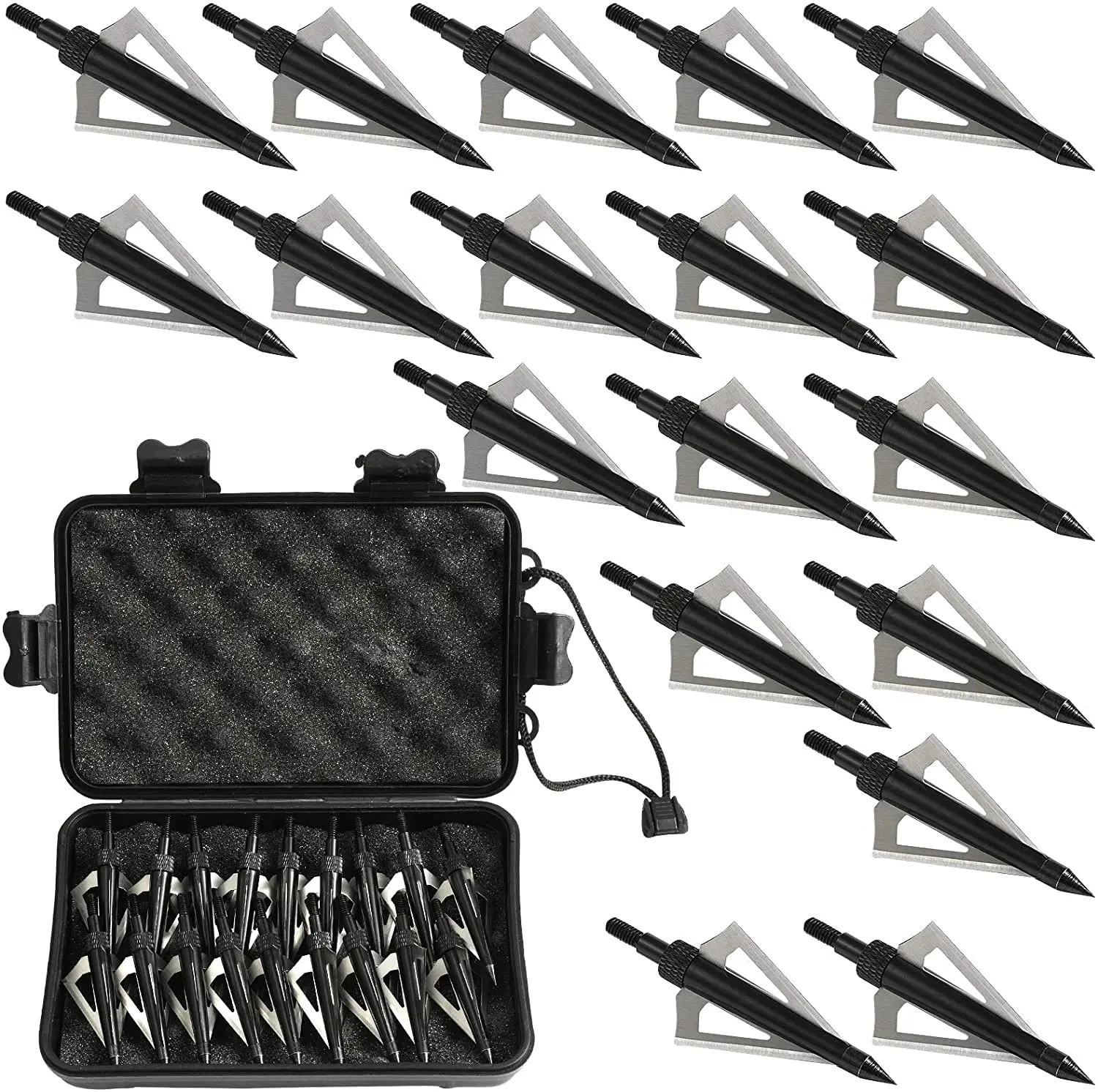 Têtes larges de chasse avec 3  - Broadheads 100 Grain 3 Blade Hunting avis et prix
