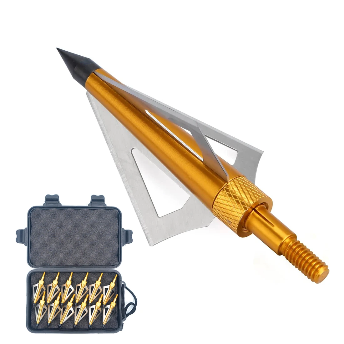 Pointes de flèche Broadheads 1 - Broadheads 100 Grain 3 Blade Hunting avis et prix