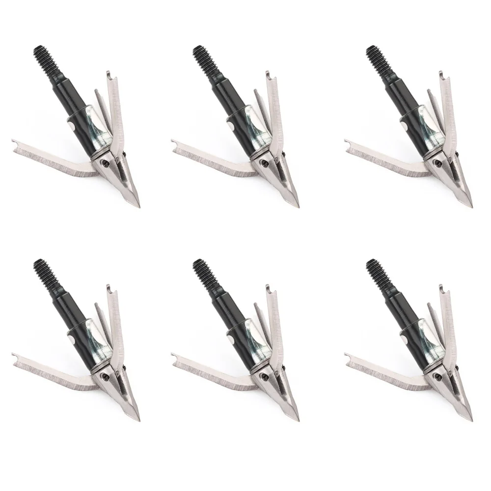 Tir à l'arc rotatif à tête lar - Broadheads 100 Grain 3 Blade Hunting avis et prix