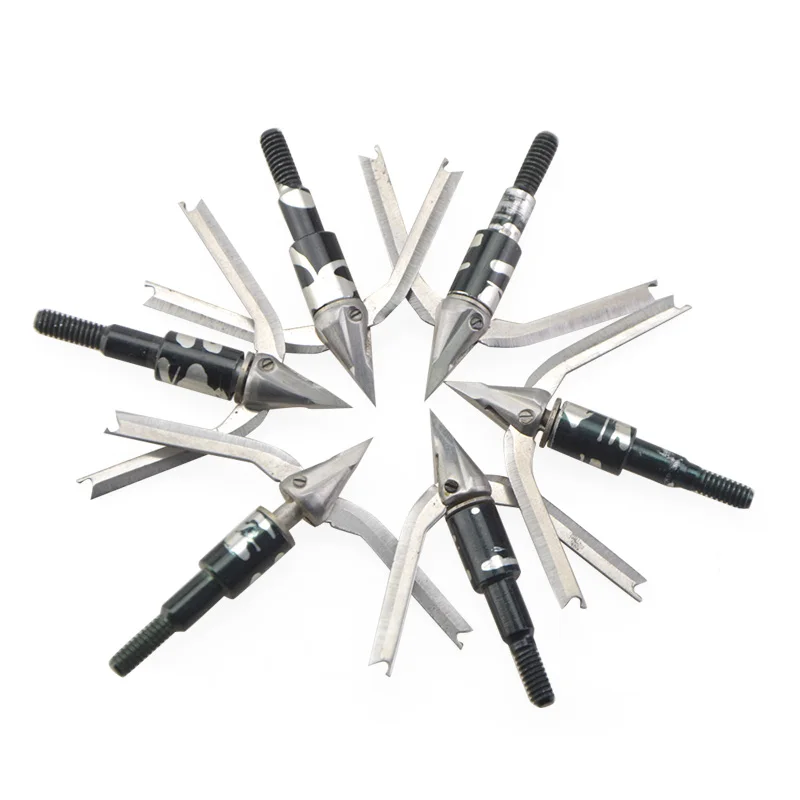 Tir à l'arc rotatif à tête lar - Broadheads 100 Grain 3 Blade Hunting avis et prix