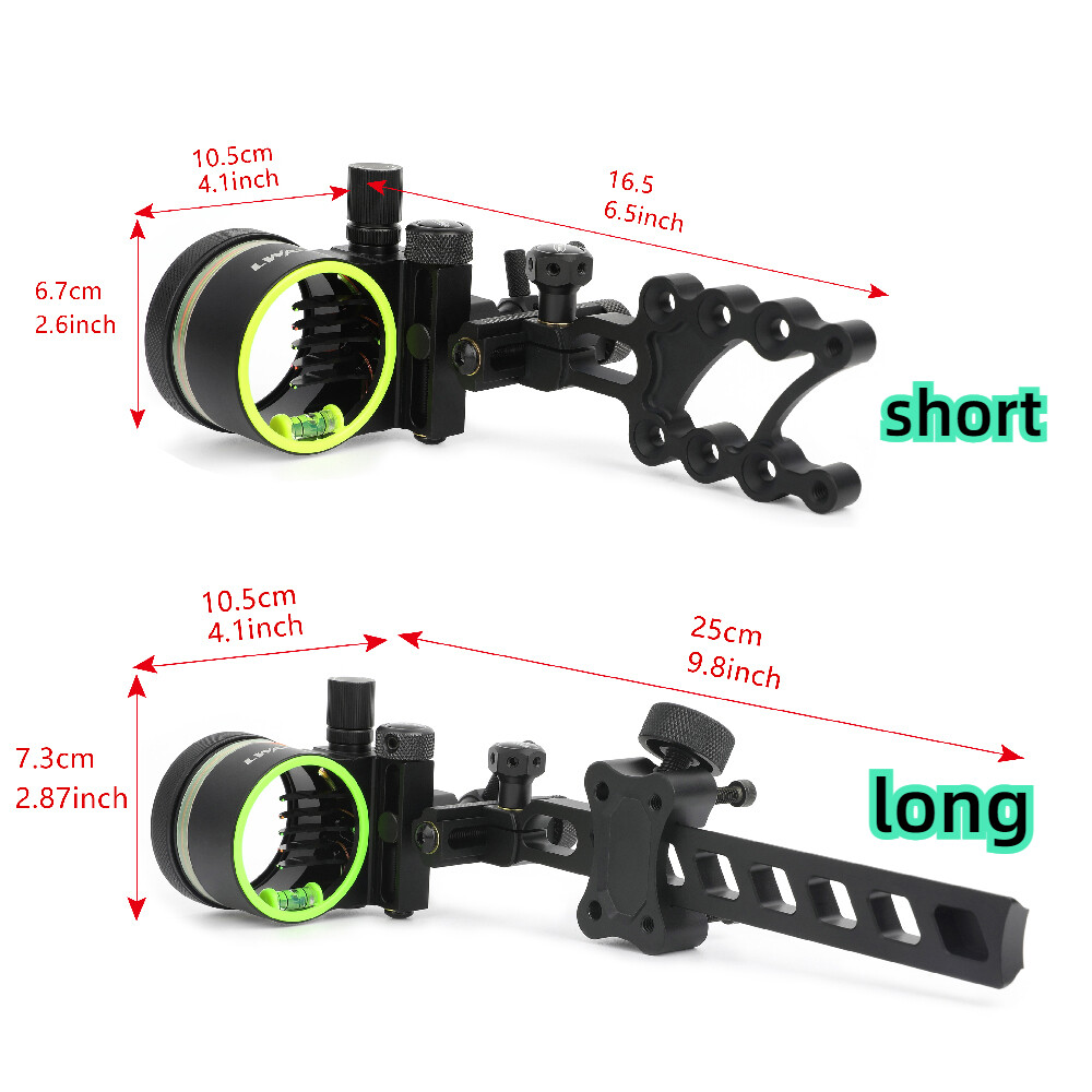 Visée de tir à l'arc réglable  - Compound Bow Sight 5 Pin Fiber Optic avis et prix
